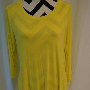 Bright Yellow Midi Dress